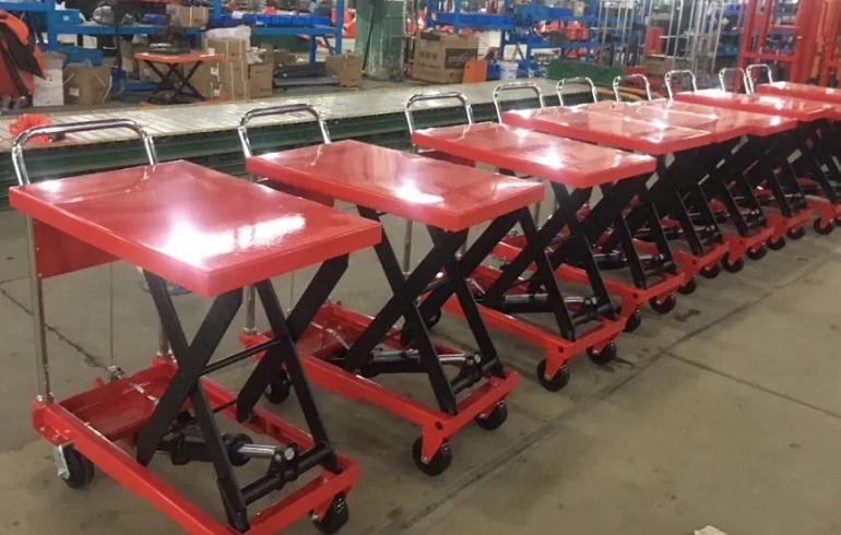 Multiple lift tables