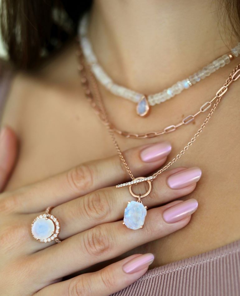 ring and necklaces